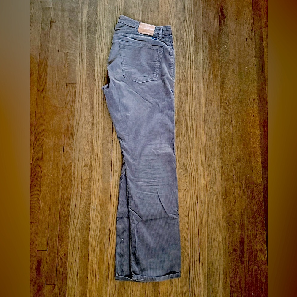 Lucky Brand corduroy gray pants.
